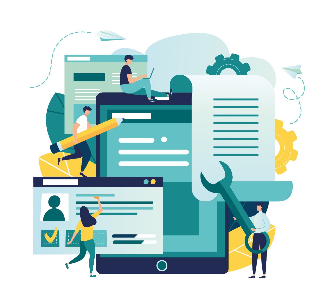 「派遣求人　応募効果改善」のイメージ