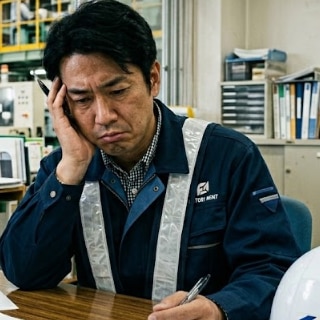 悩んでいる男性１