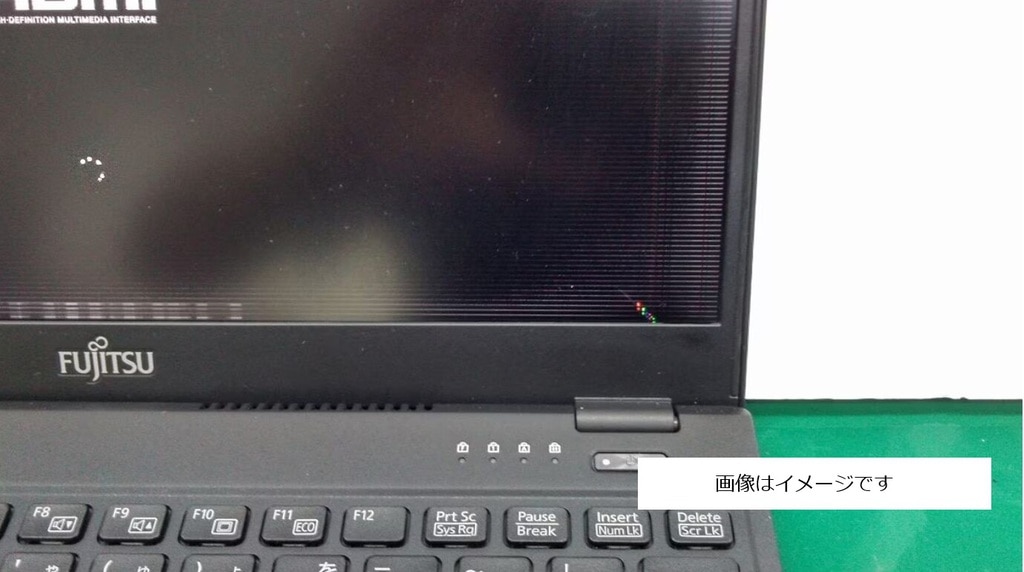パソコン修理事例 富士通製ノートパソコン 画面が映らない ドスパラ