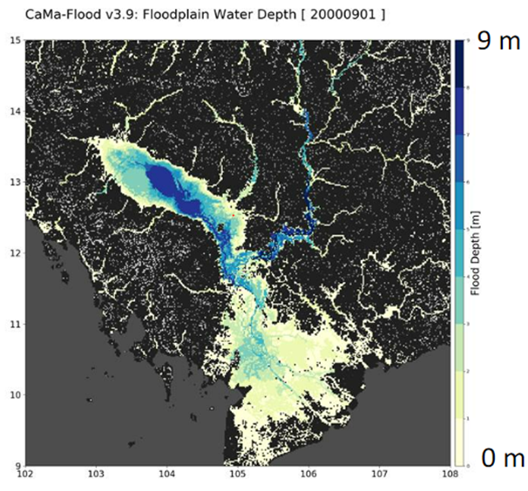 CAMA-FLOODの使用画面
