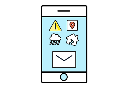 防災メール配信