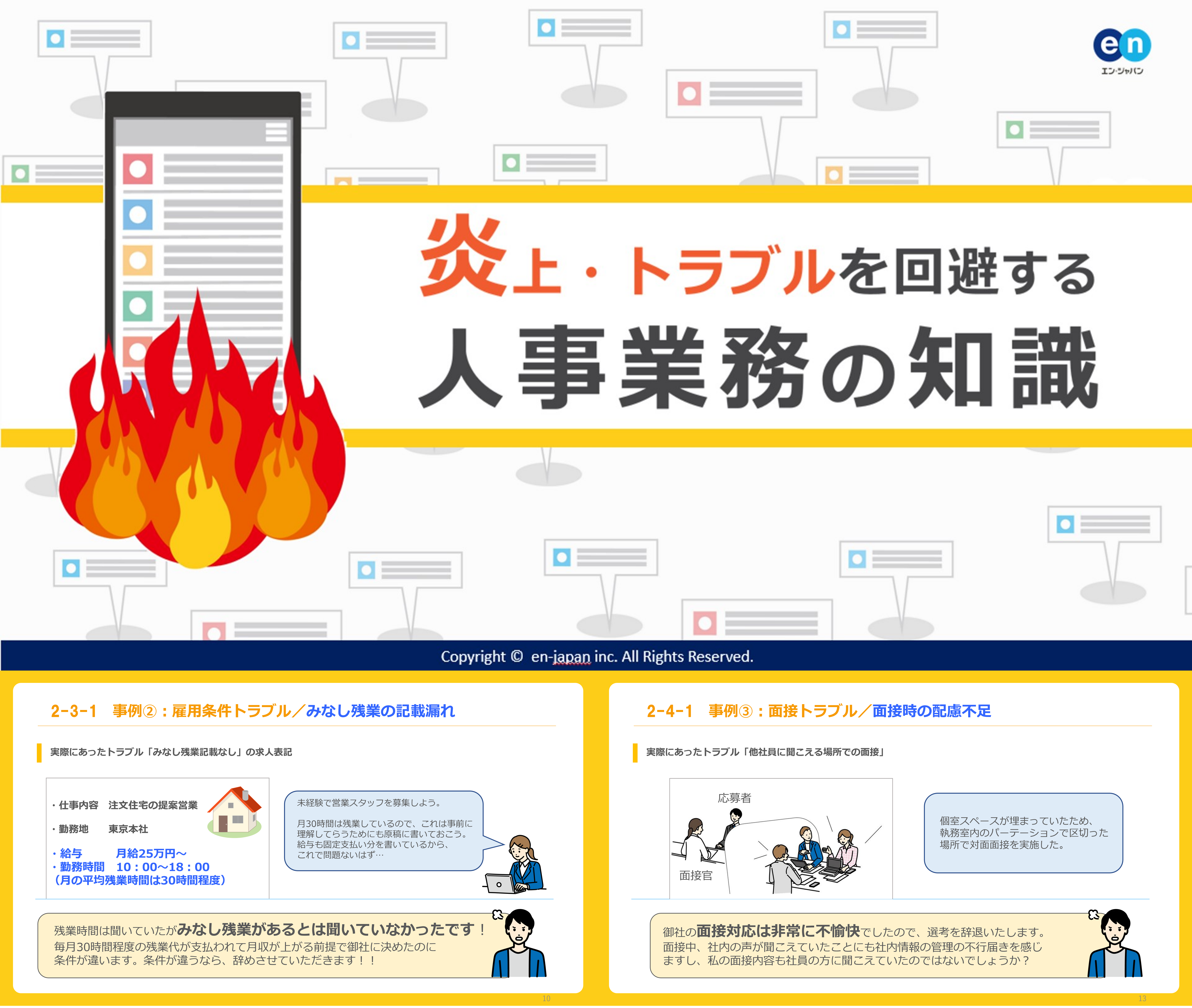 炎上・トラブルを回避する人事業務知識