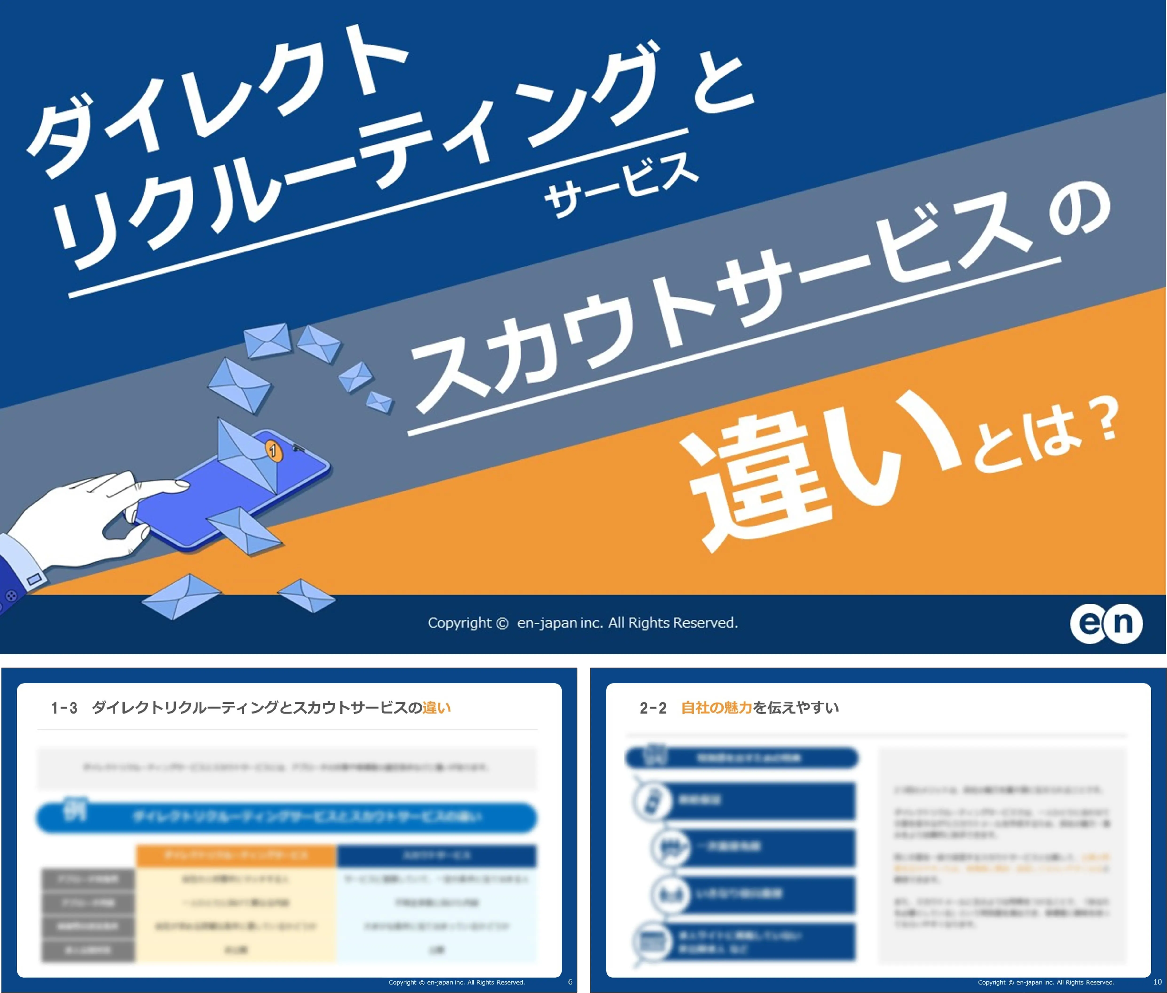 ダイレクトリクルーティングサービスとスカウトサービスの違い