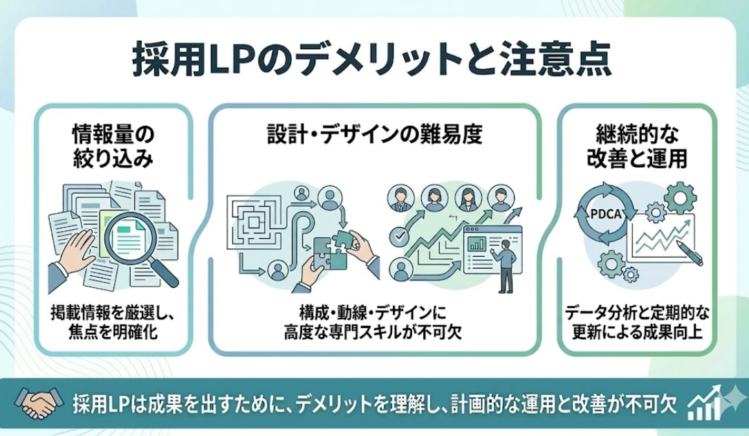 採用LPのデメリット