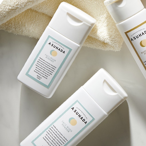 パウダー洗顔用にピッタリなヒンジキャップ付き容器DPシリーズ