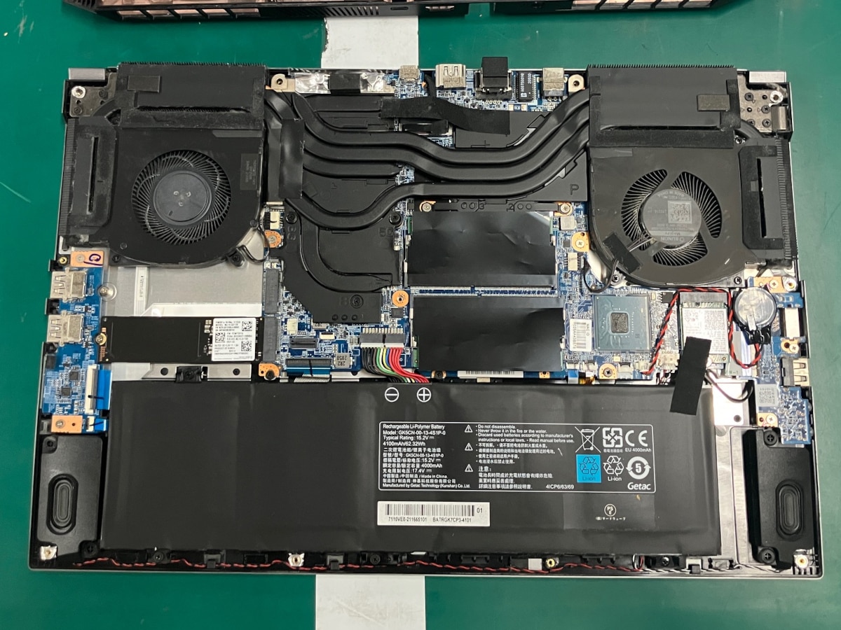 GALLERIA XL7C-R36開封時の写真