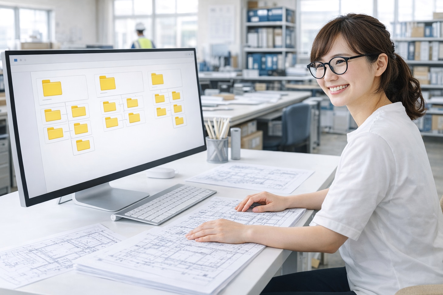 図面のフォルダ階層・ファイル名について解説する記事のアイキャッチ