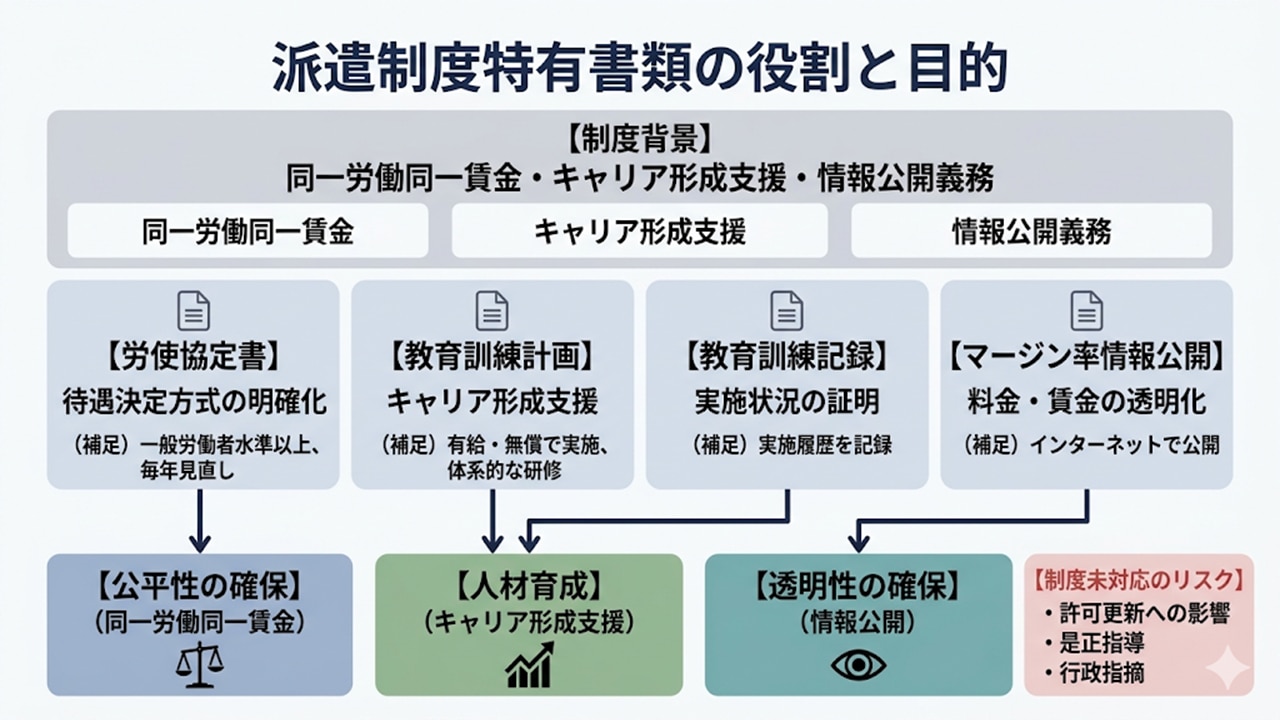 同一労働同一賃金・教育・情報公開の書類構成