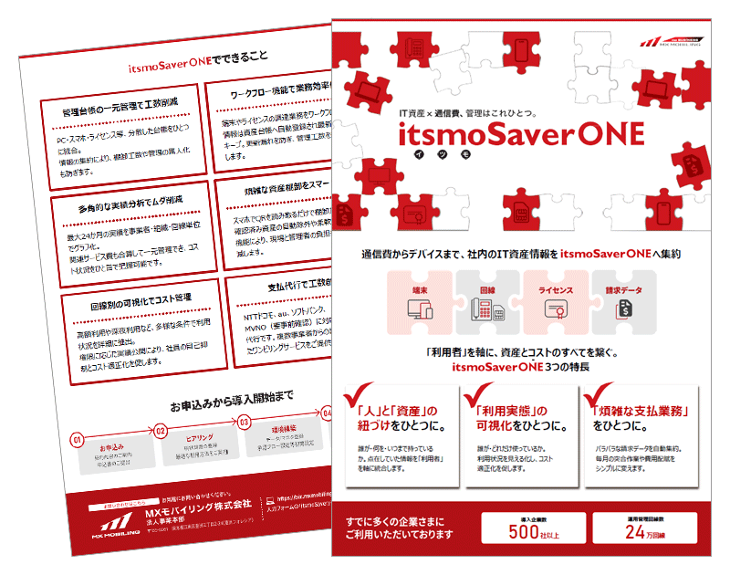 itsmoSaverONE 資料ダウンロード サムネイル