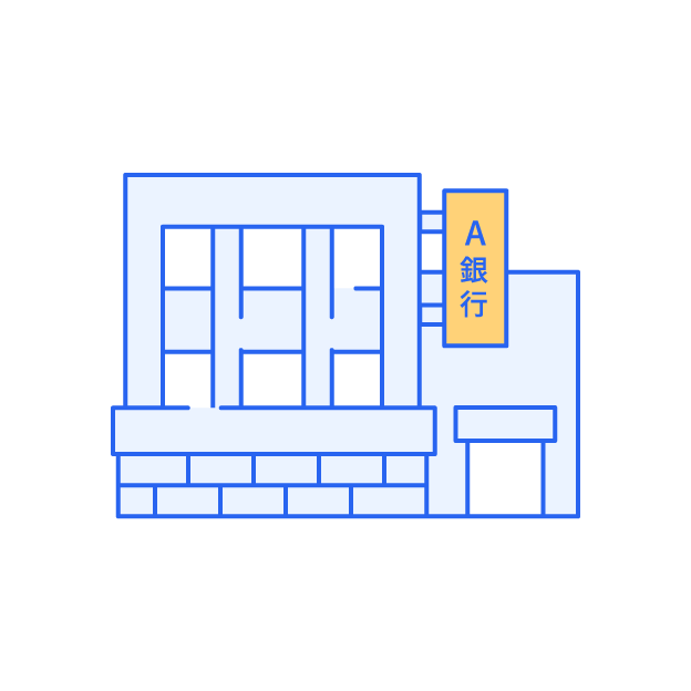 銀行のイメージ図