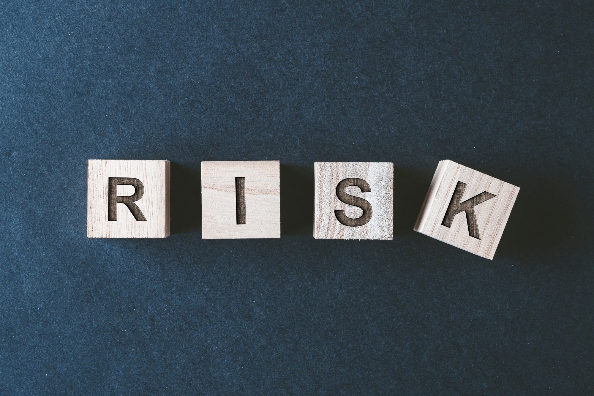 RISKという文字の画像