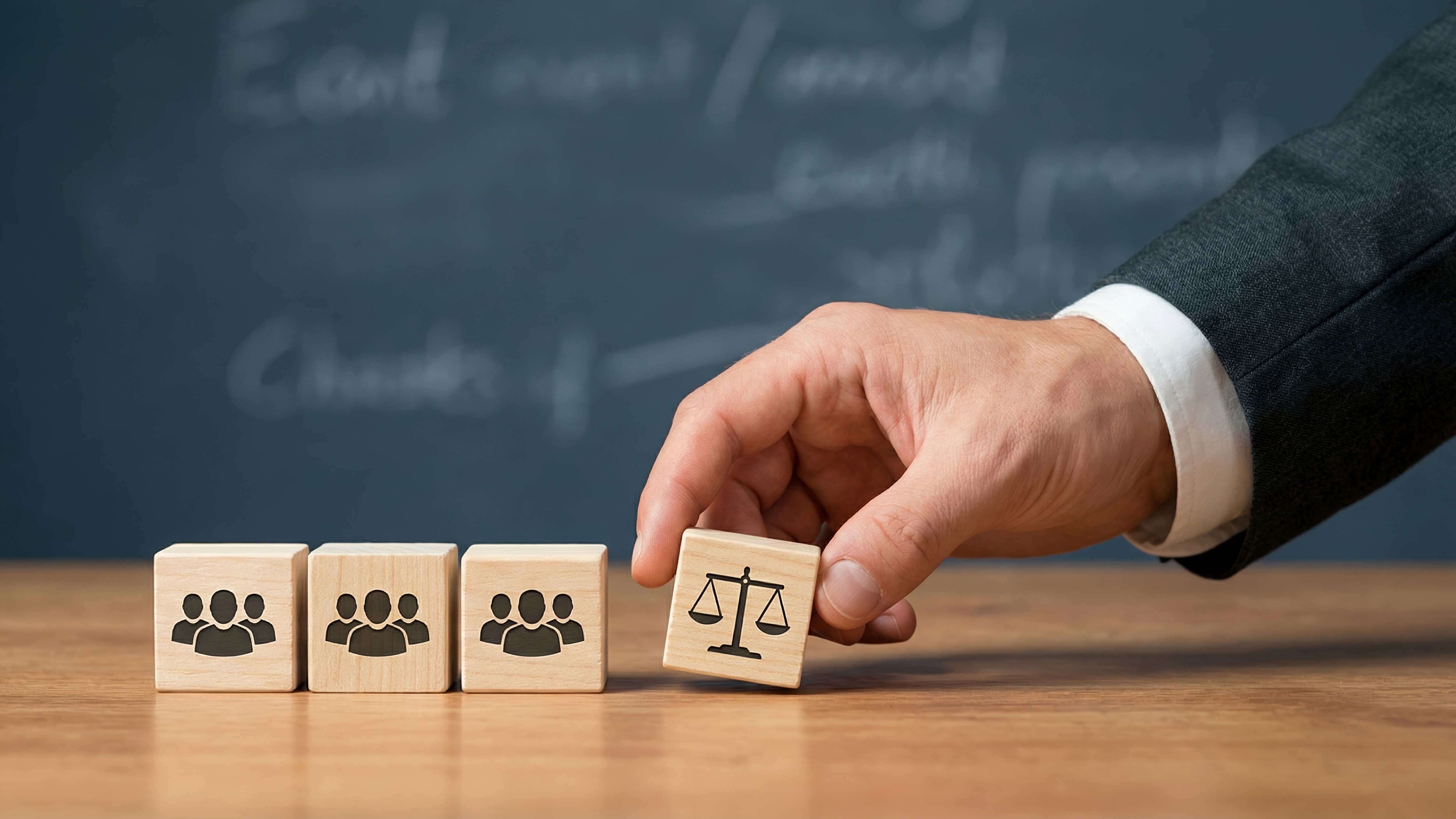 公平な評価と登用に関する研修|社員を公平に評価する様子