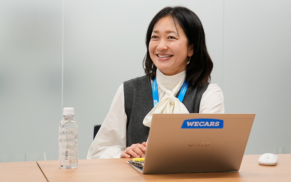 インタビューの様子|株式会社WECARS 阿部さま