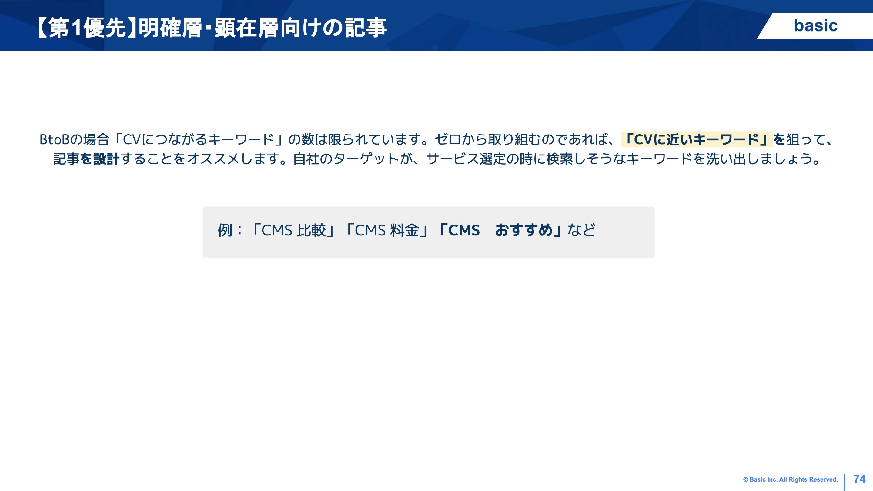 キーワード設計