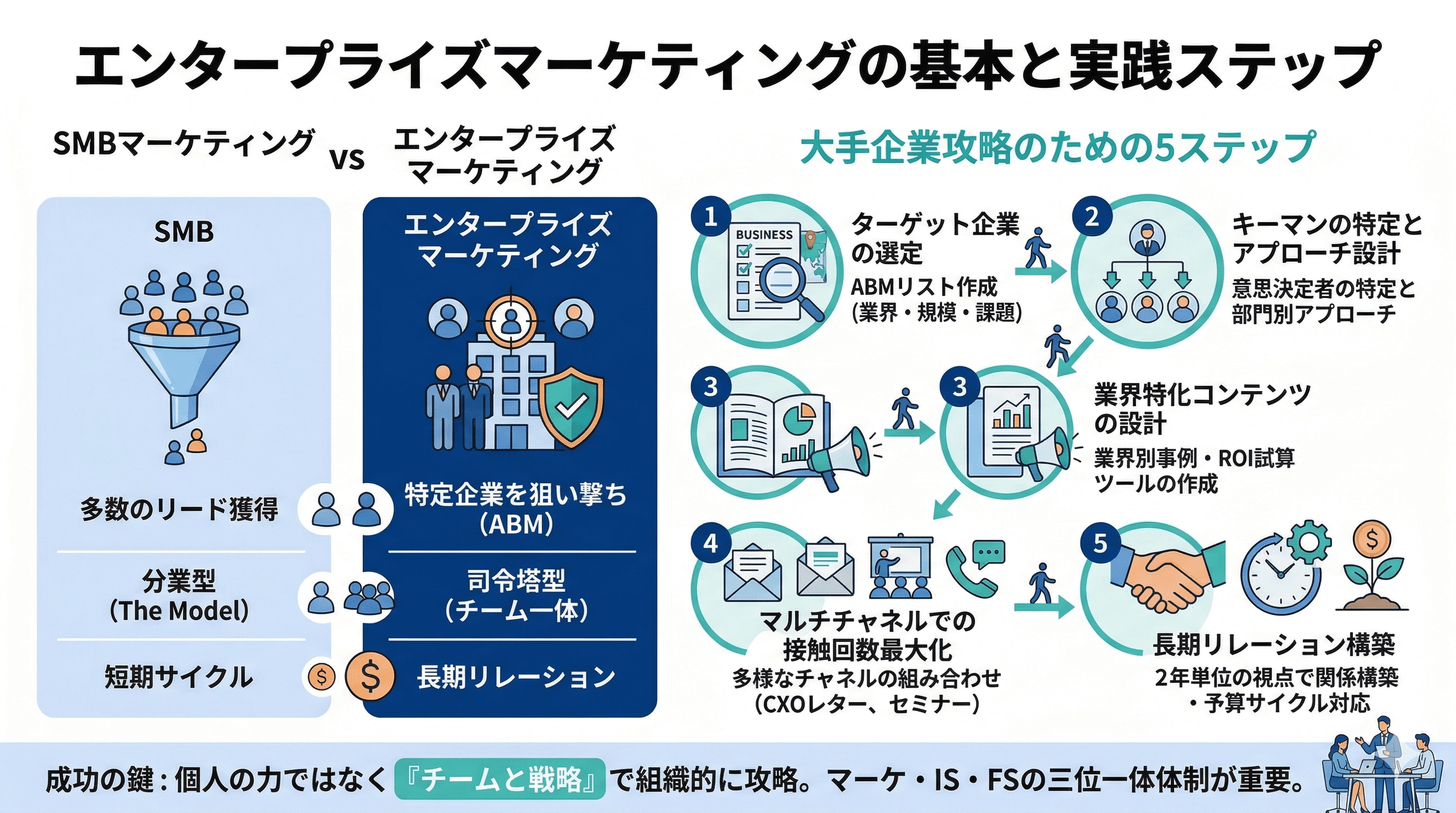 まとめ_エンタープライズマーケティングの基本と失敗ステップ