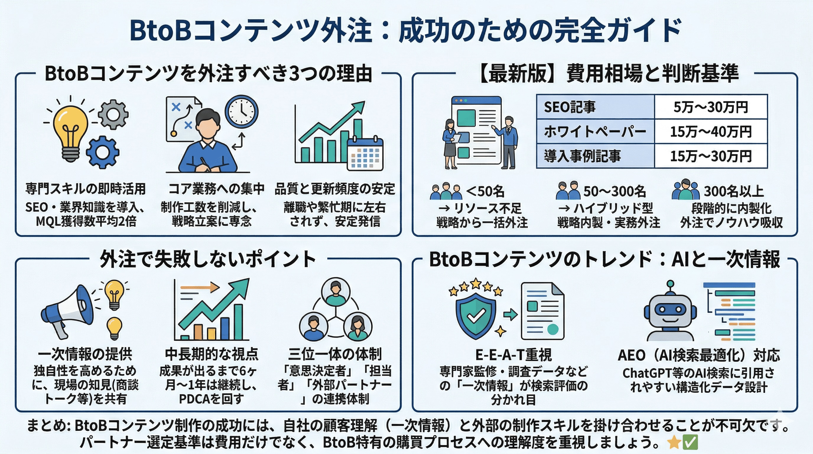 BtoBコンテンツ外注:成功のための完全ガイド