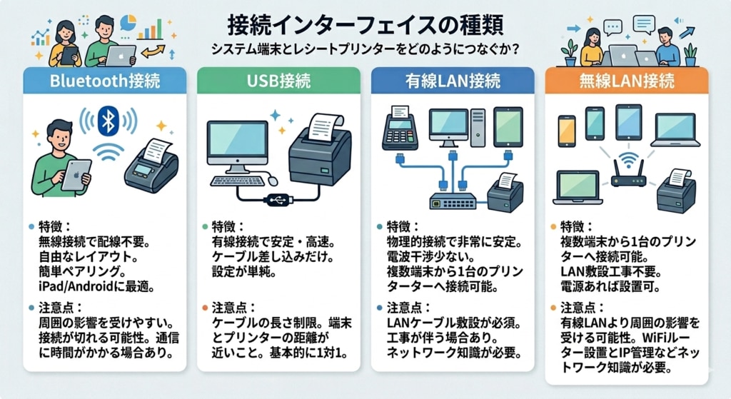 プリンター接続インターフェイス