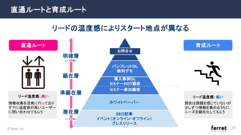 直通ルートと育成ルート