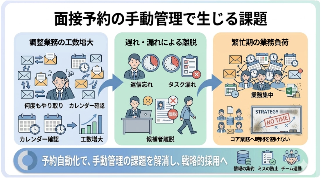 面接予約の課題