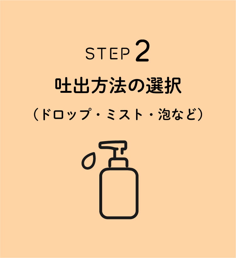 ポンプ選びの流れ②吐出方法の選択