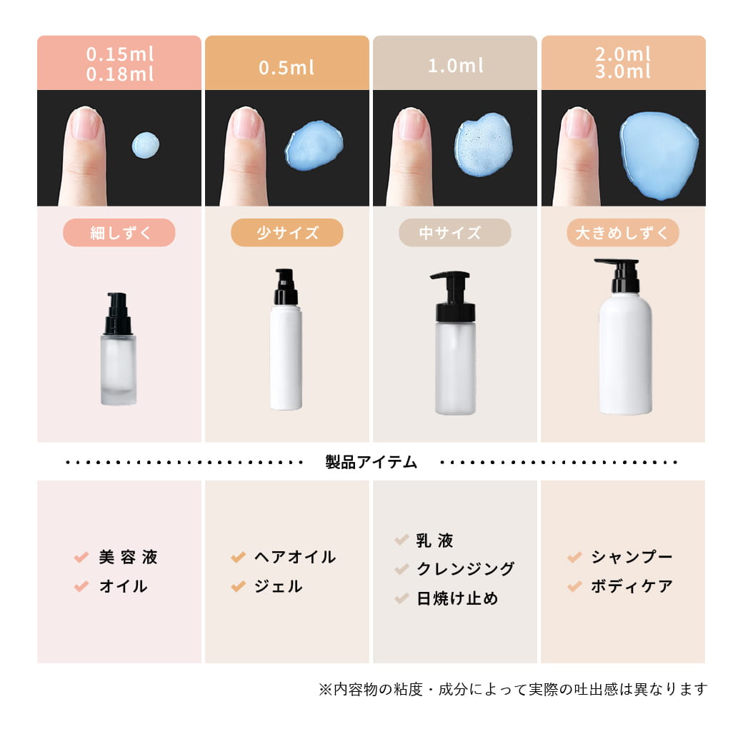 吐出比較ガイド