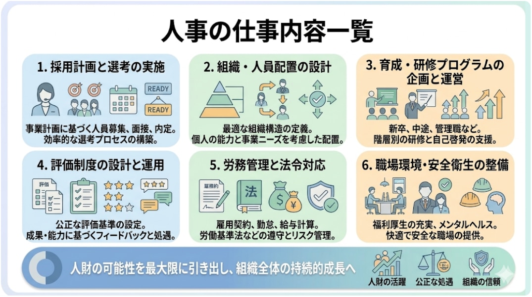 人事の仕事内容