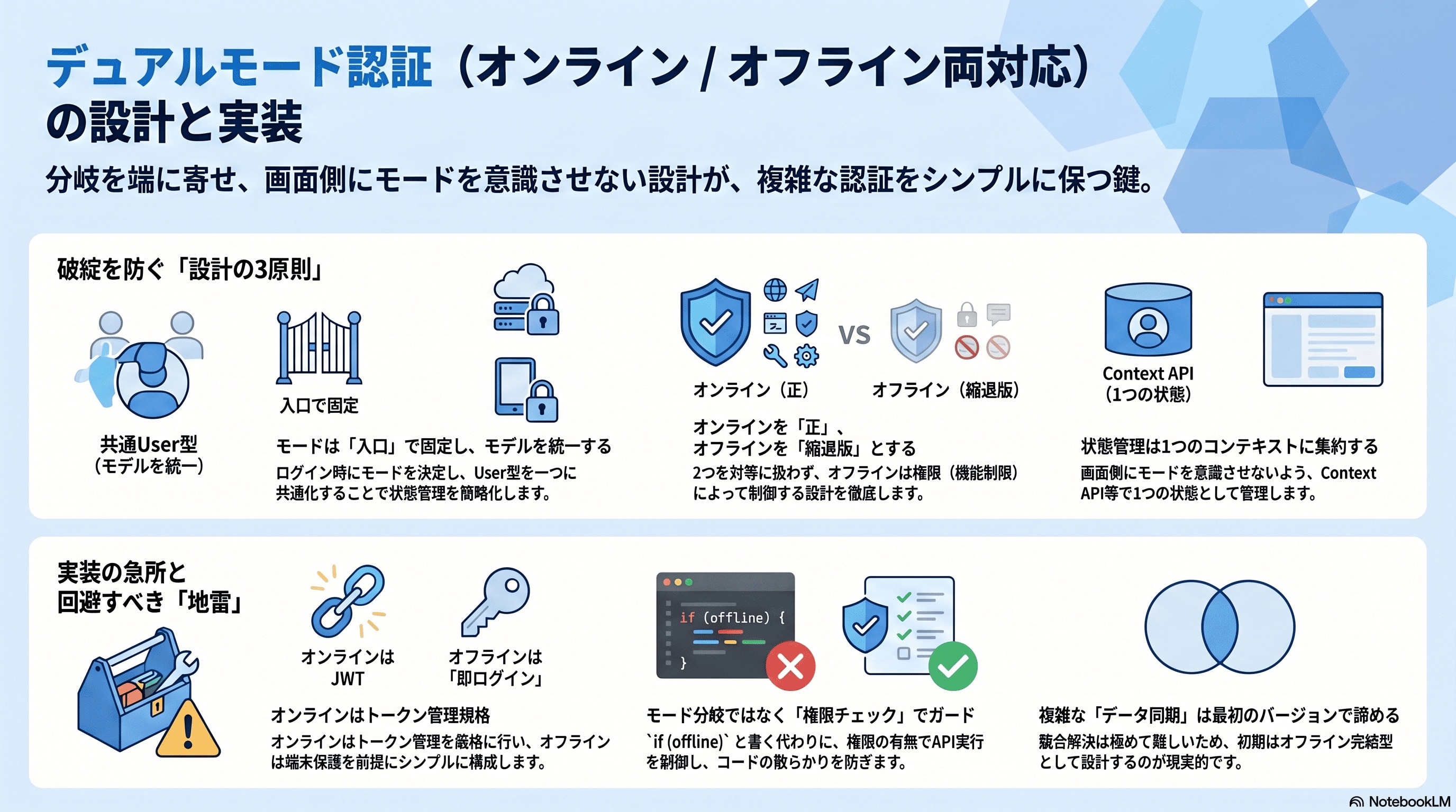 デュアルモード認証の設計と実装