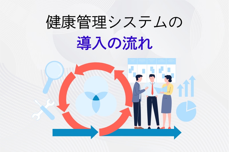	健康管理システムの導入の流れ