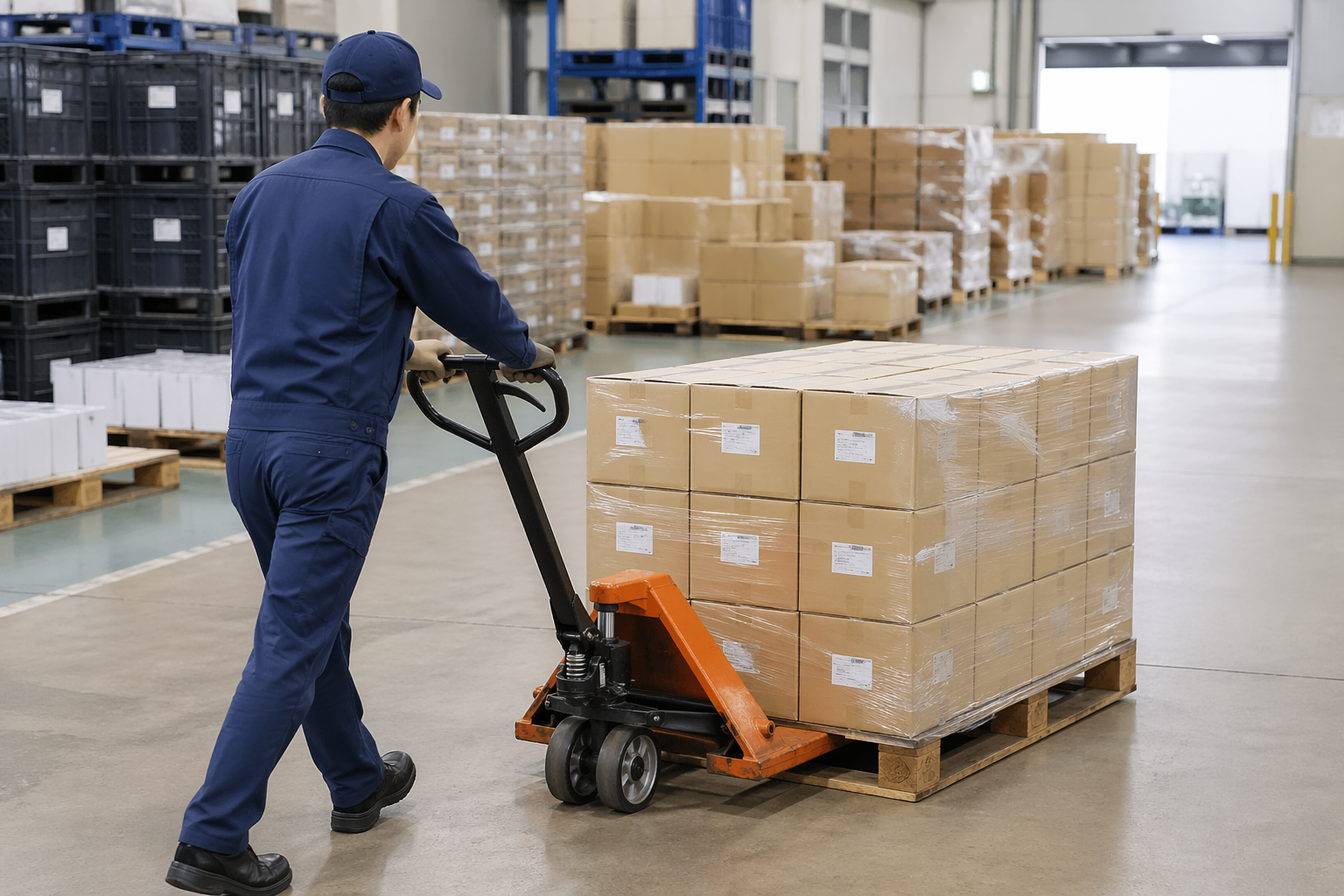 製品の運搬作業イメージ