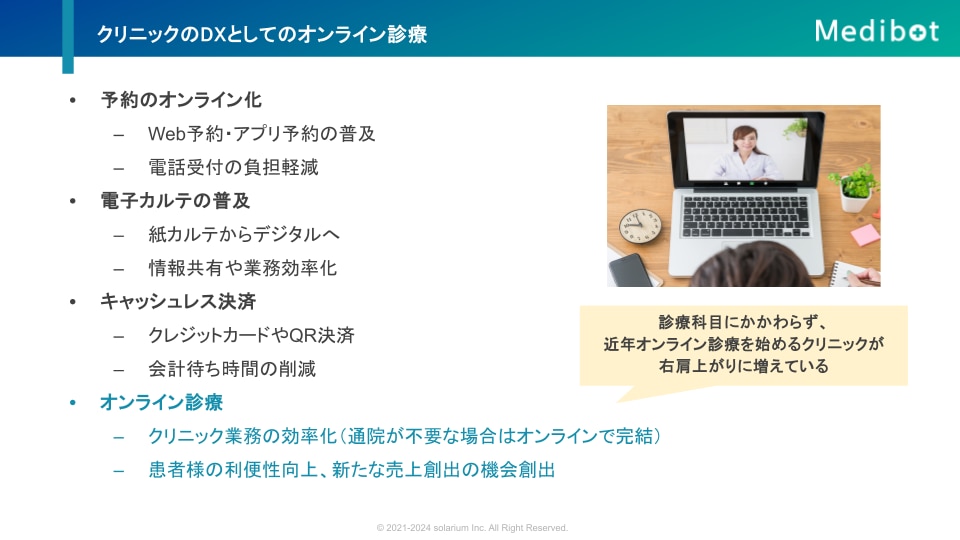 セミナー資料_クリニックのDXとしてのオンライン診療
