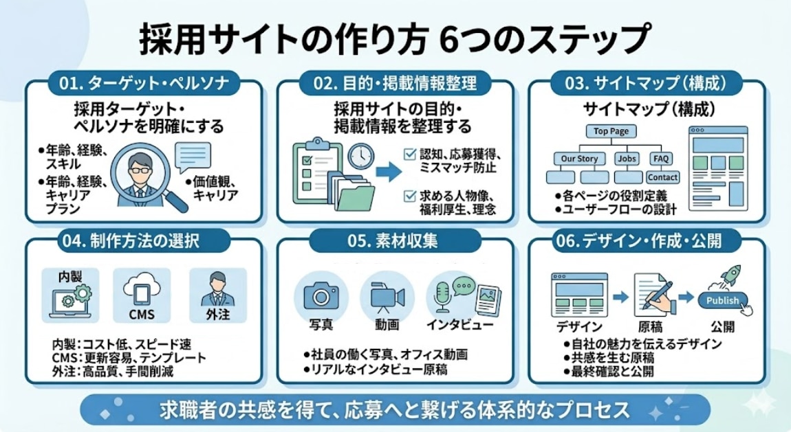 採用サイトの作り方