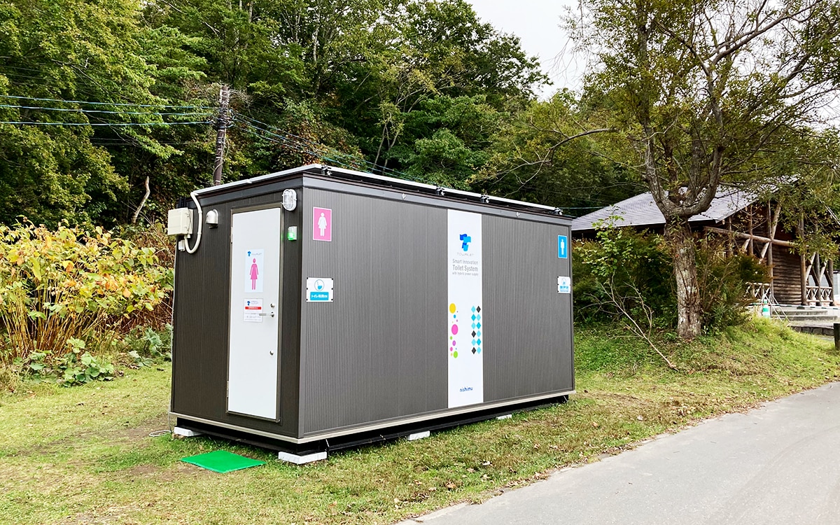 支笏湖モラップキャンプ場でのトワイレ実証試験