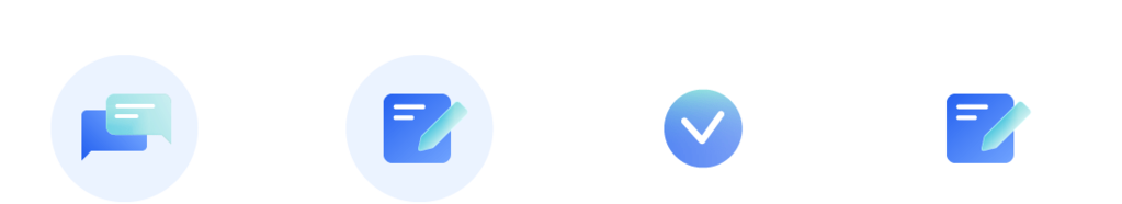 顧問業務、申告までの流れ