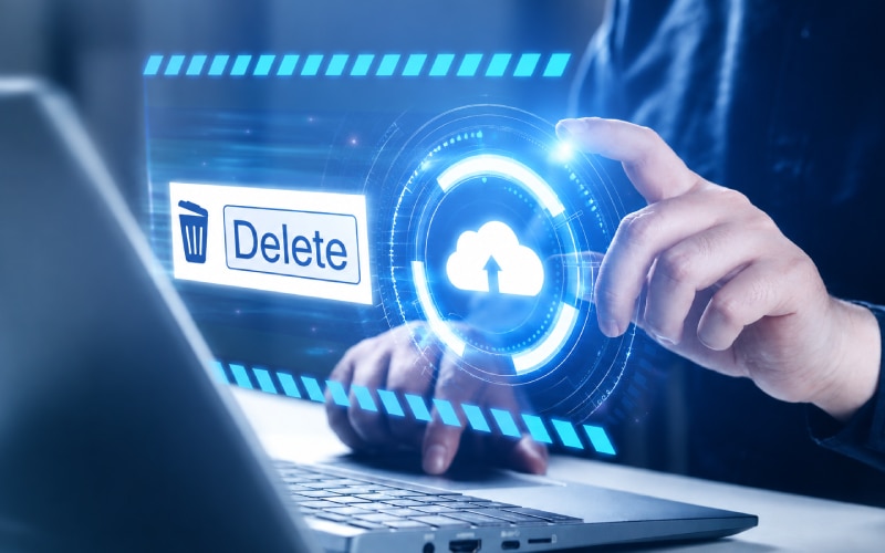 TRUST DELETE on CLOMO Cloud
