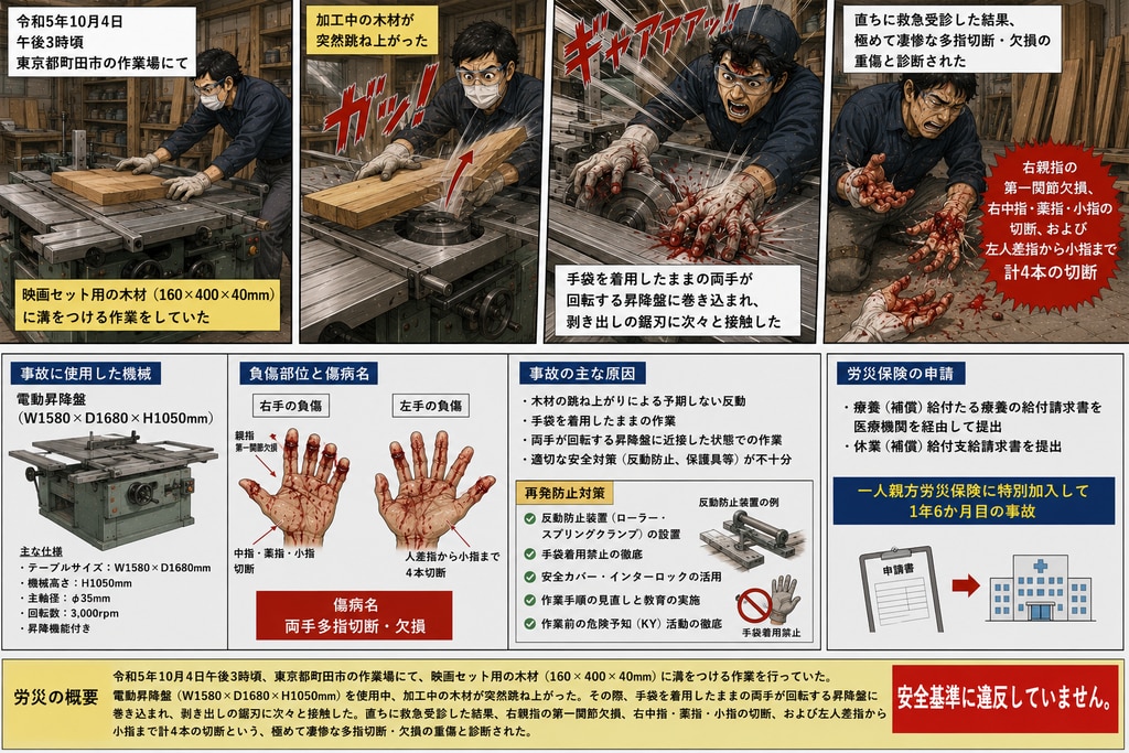 一人親方の労災事故