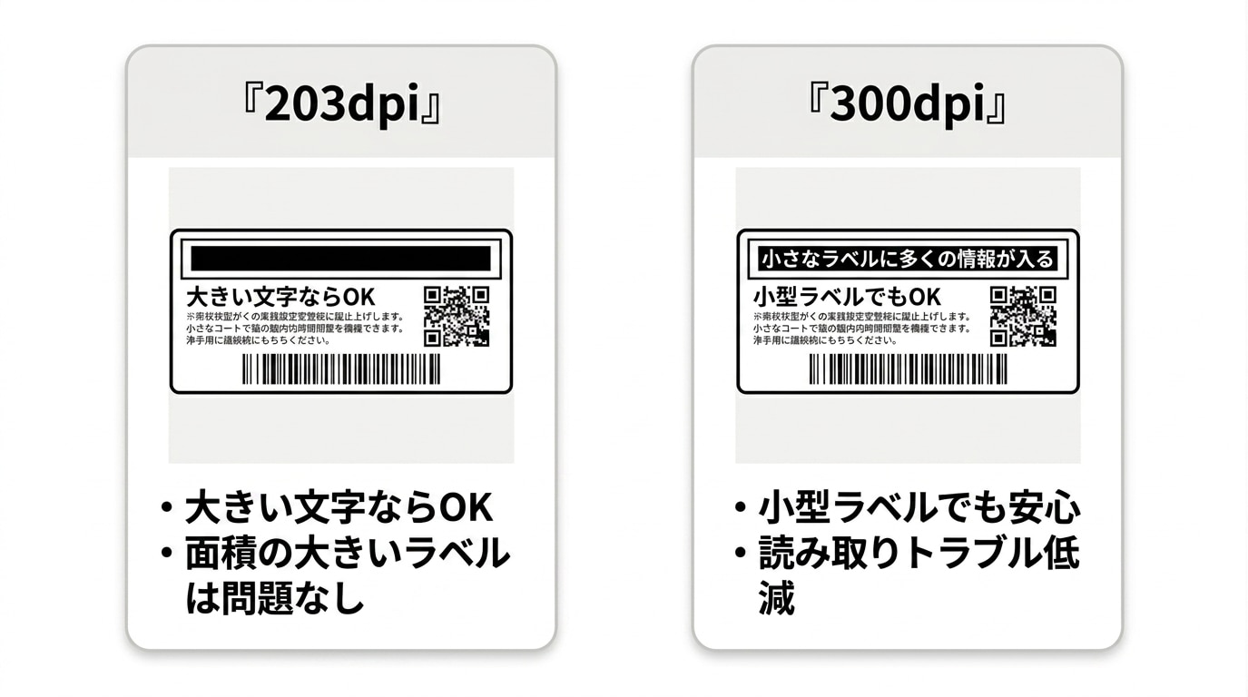 ラベル解像度イメージ