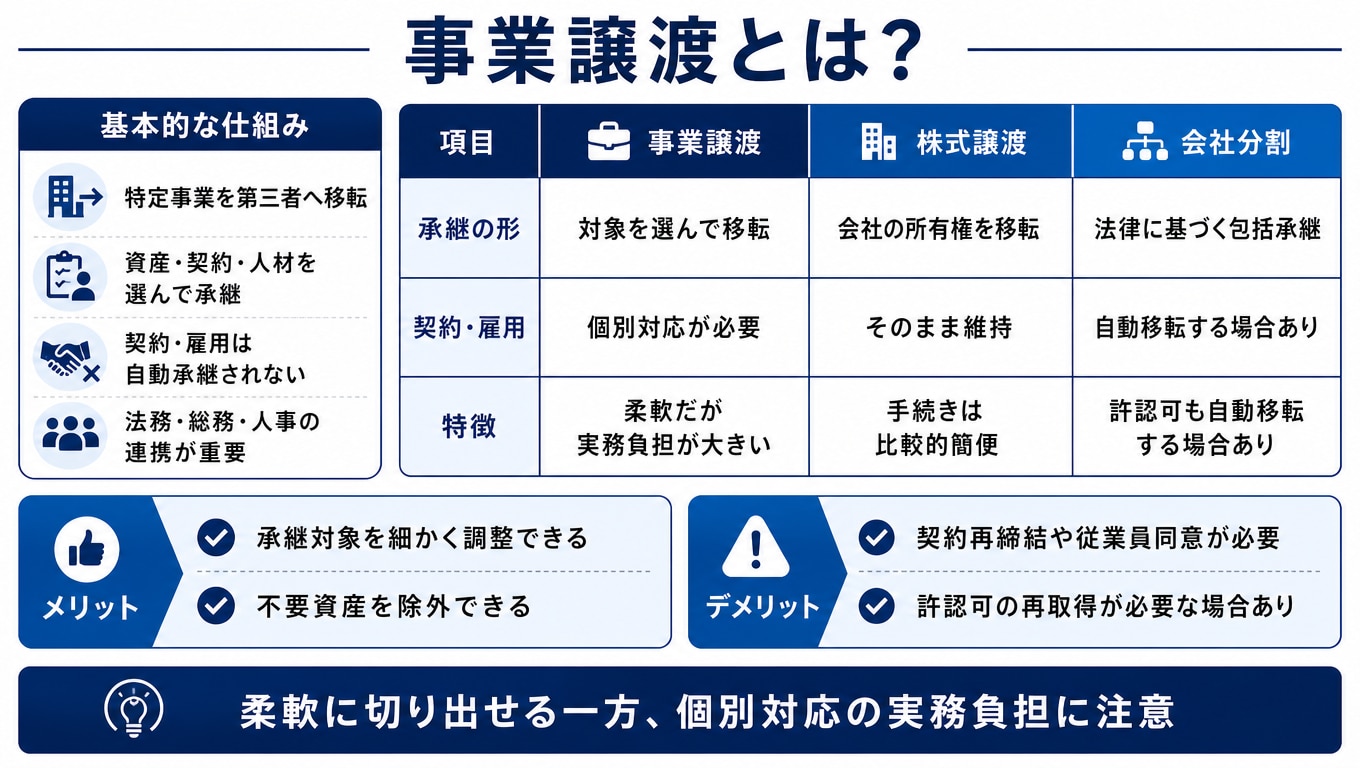 事業譲渡とは？