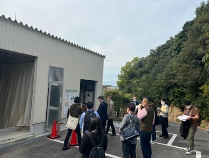 竹チップバイオマスボイラー視察