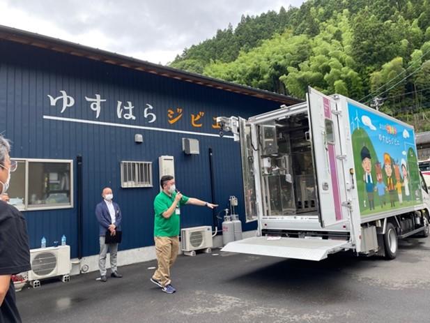 鳥獣解体処理施設ゆすはらジビエの里の視察