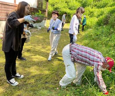 アロマオイルの抽出体験
