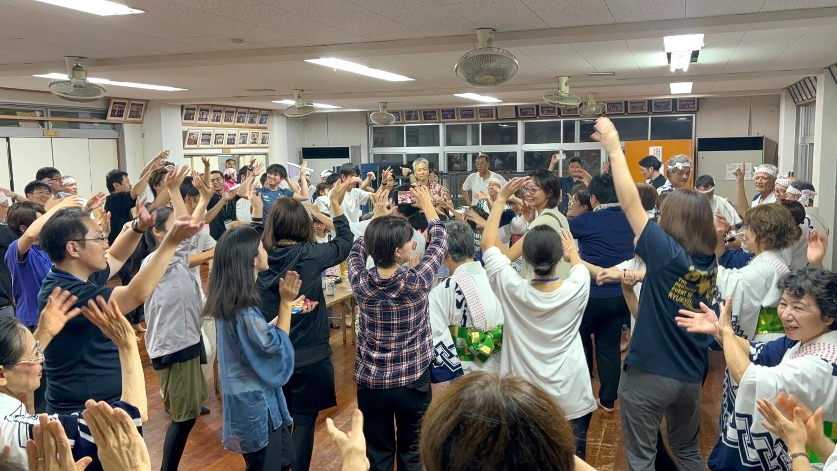 八月踊り体験