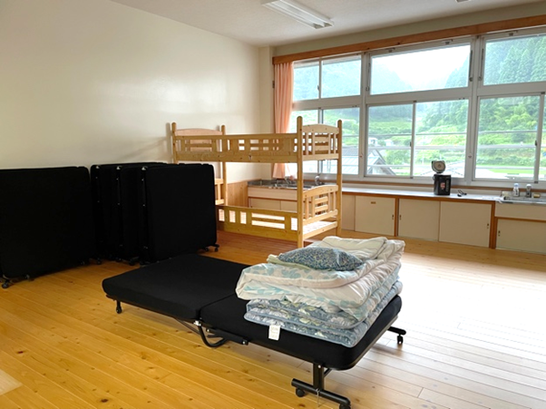 越知面遊友館の見学