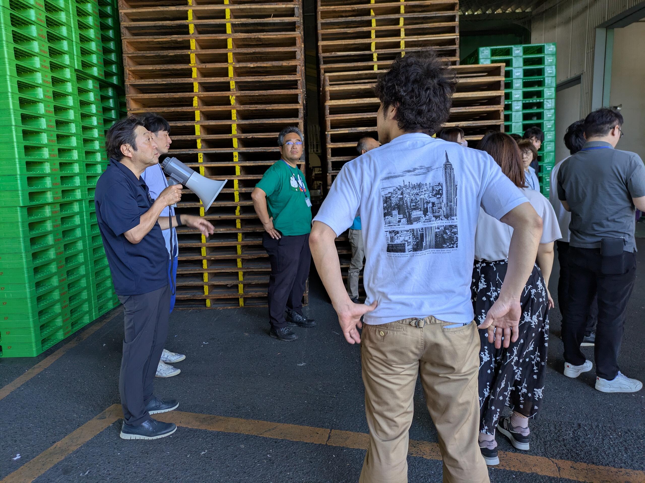 製造過程の見学