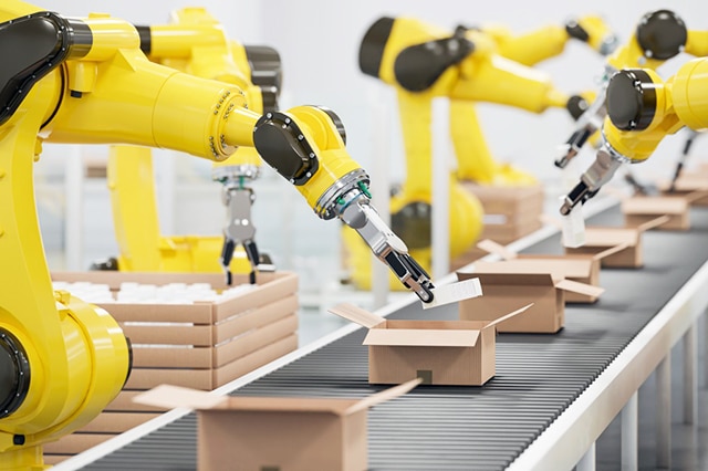 パレタイズロボットー垂直多関節ロボット