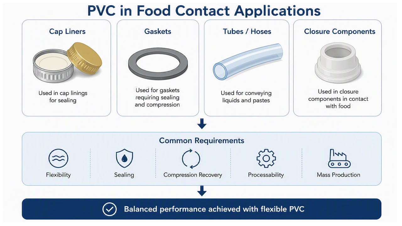 PVC food contact applications