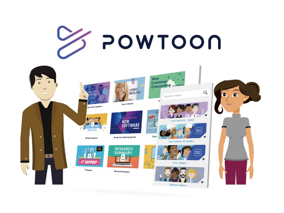 AI搭載動画作成ツールPowtoon