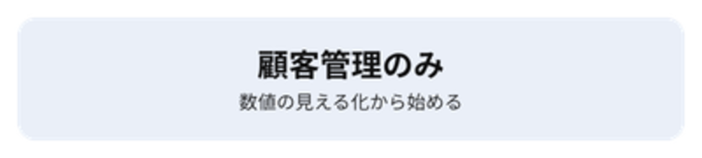 顧客管理のみ