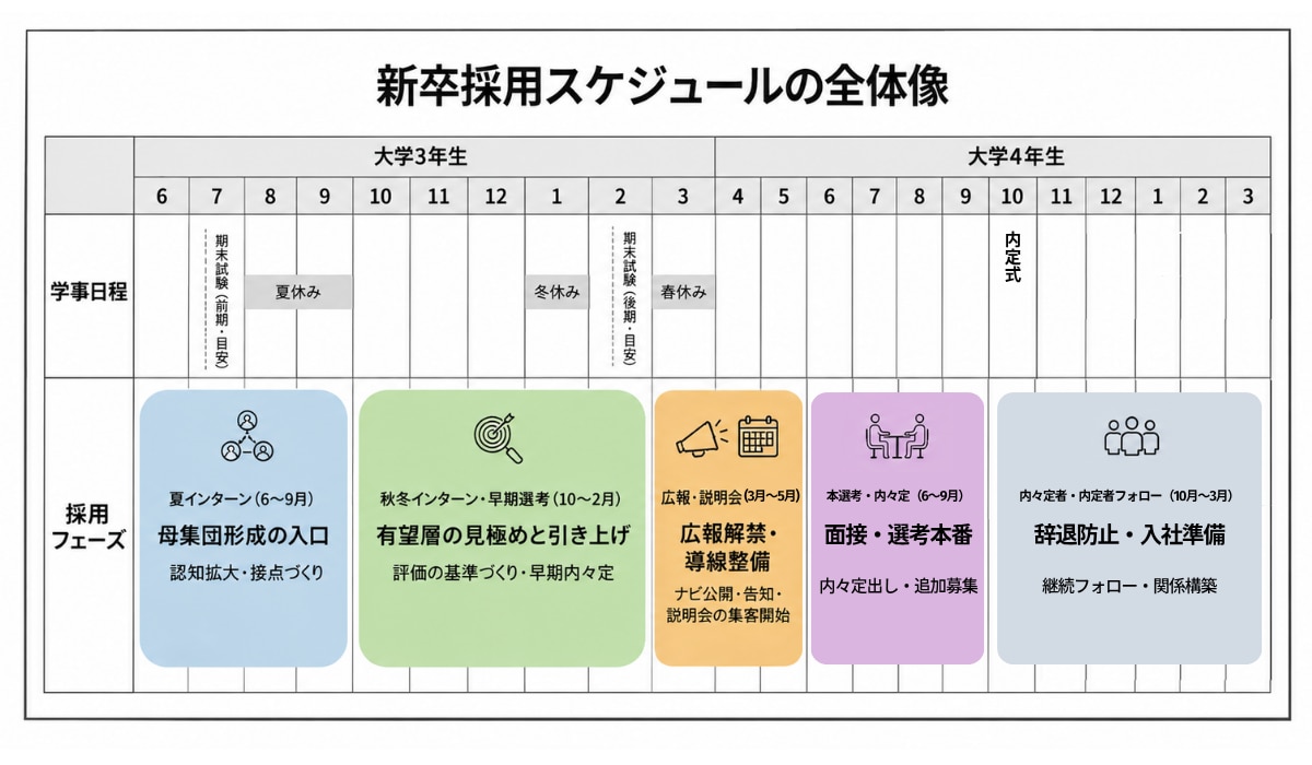 新卒採用スケジュール