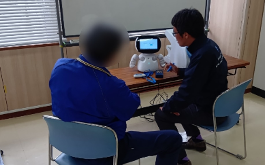 自動点呼実機体験会の様子③