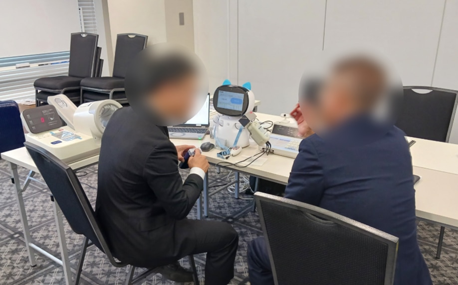 自動点呼実機体験会の様子⑦